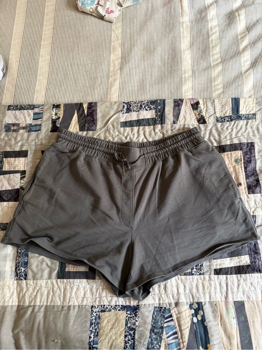 Richer Poorer Stretch Terry Sweatshorts in Gunmetal